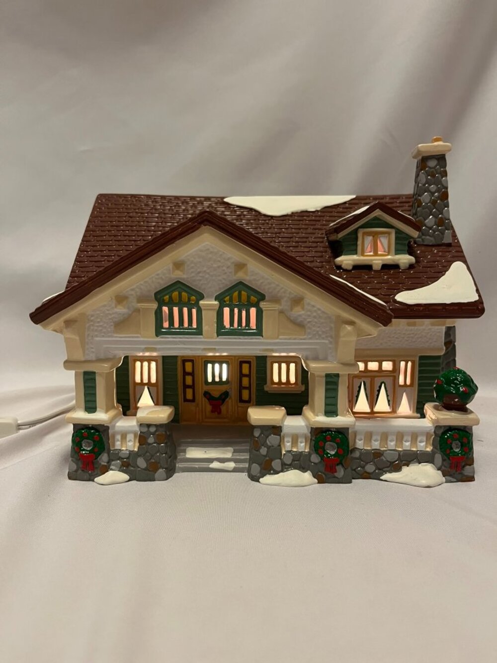 Department 56 Snow Village – 1992 Craftsman Cottage – Lighted - Original Box